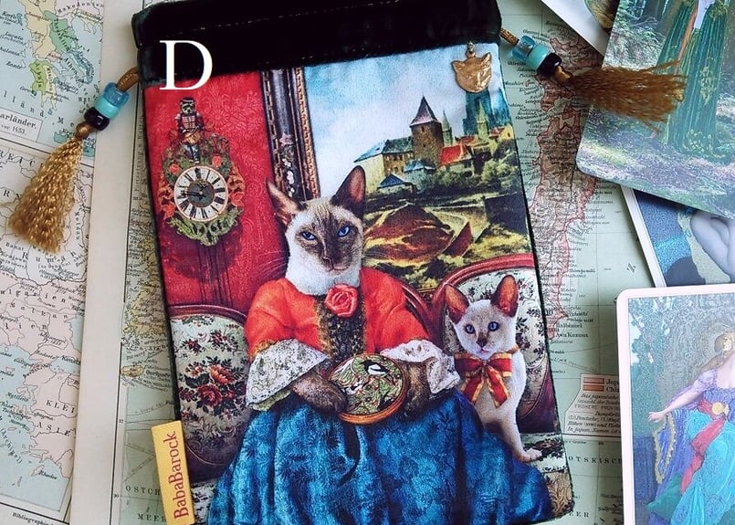 限定入荷】6種類 バロック ボヘミアン キャッツ ／タロットポーチ