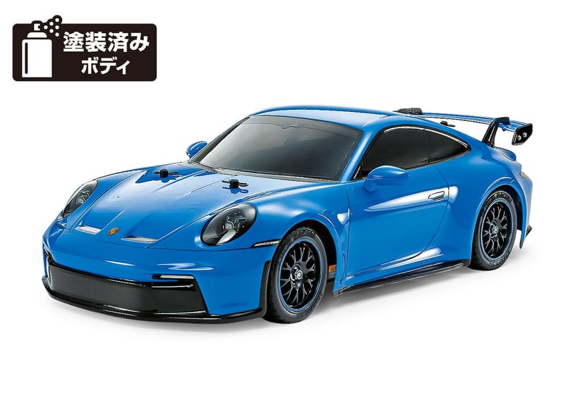 ポルシェGT3　ドリラジ(グリップタイヤ)　ボディ&シャーシ 1/10 SCALE R/C 4WD HIGH PERFORMANCE RACING CAR