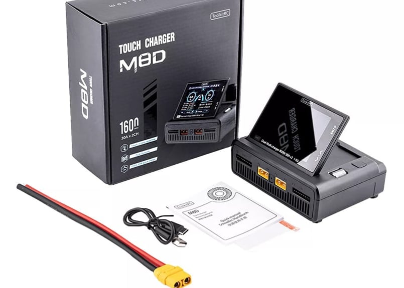 TK13000 ToolkitRC M8D Touch Charger | RCnet Aut