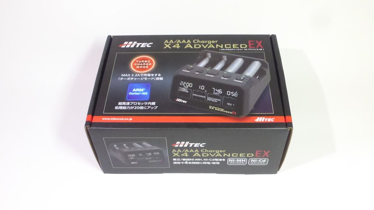 自動車 HiTEC AA/AAA Charger X4 Advanced II HiTEC AAA/AA charger X4 advanced Ⅱ 充電器（HiTEC AA/AAA