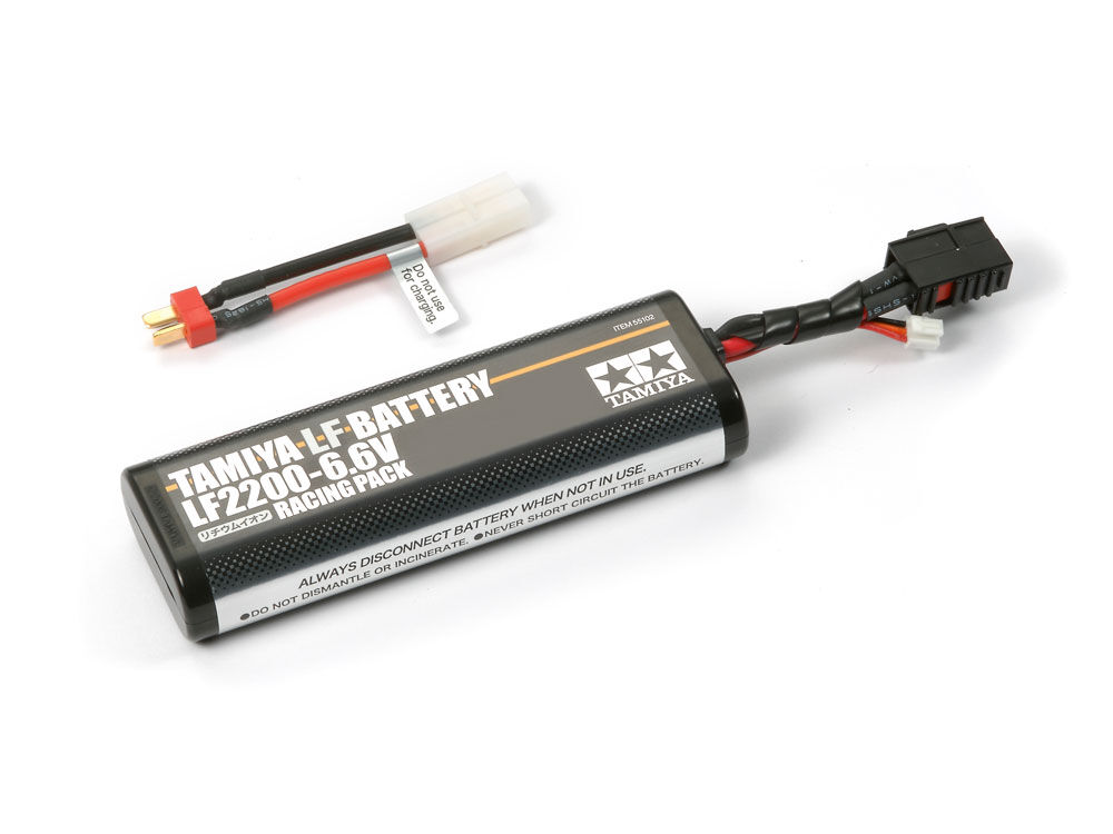 TAMIYA LF2200-6.6V リフェバッテリー2本 TAMIYA LF BATTERY LF2200-6.6V RACING PACK / タミヤ