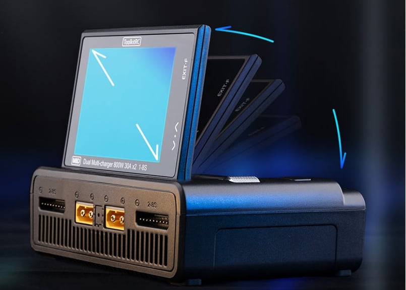 TK13000 ToolkitRC M8D Touch Charger | RCnet Aut