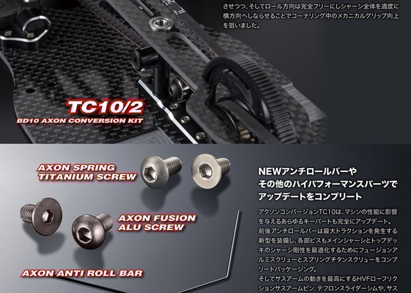 KC-BD-02C TC10/2 【BD10 AXON CONVERSION KIT】 | R