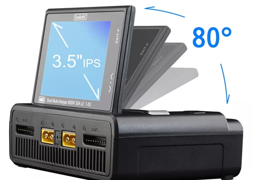 TK13000 ToolkitRC M8D Touch Charger | RCnet Aut