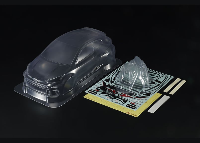 TOYOTA GRヤリス RCカー用スペアボディ SP.1656 1/10 SCALE R/C TOYOTA GR YARIS BODY PAR