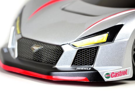 1863 R-TEK GT 1/10 USGT Clear LEXAN Body