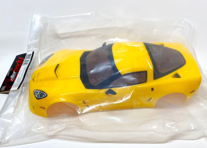 Corvette ボディ Goodwrench イエロー 約30cm Corvette ボディ