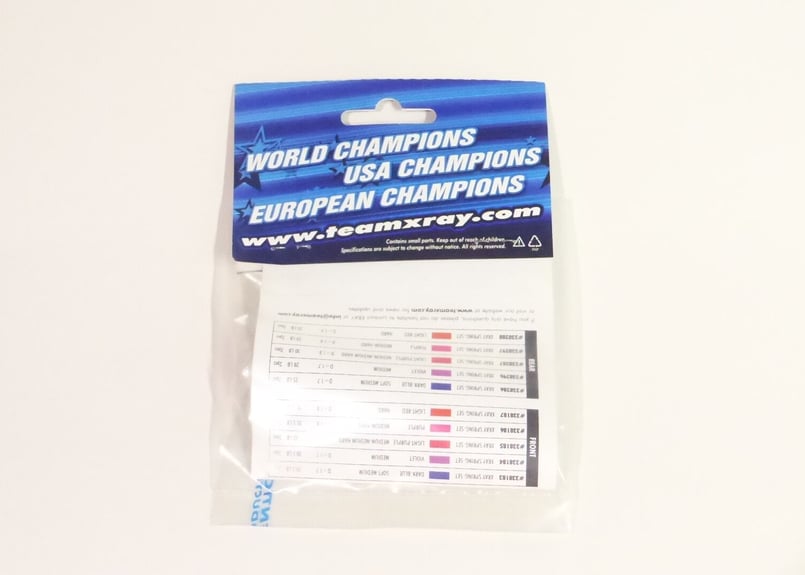 XRAYパーツセット 338182 XRAY Progressive Spring Set C=4.0-5.6 -