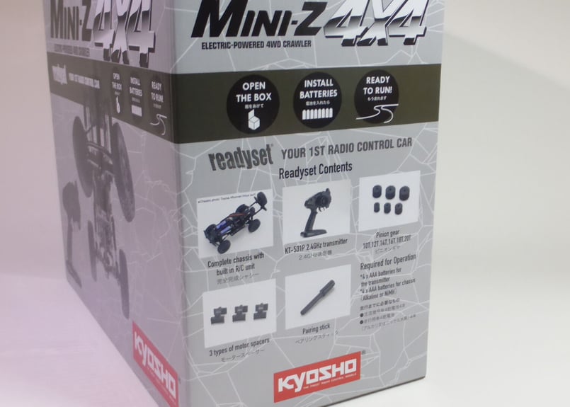 KYOSHO Mini-Z 4x4 電動4WDクローラー Kyosho MINI-Z 4x4 1/24 Toyota 4Runner Hilux Surf Metallic