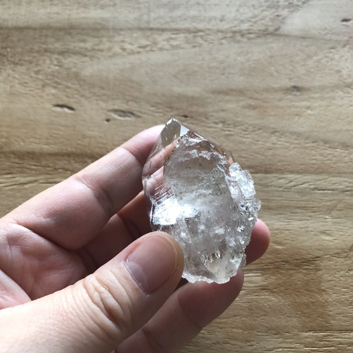 インド マニハール 産 ヒマラヤ水晶ポイント（NO.24）マスター