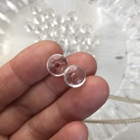 水晶パーツ（L） ／ ネックレス紐調整用（5個入り）