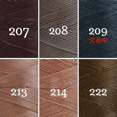 LINHASITA社製ワックスコード＜取り扱い61色＞　0.75mm （ロウビキ紐　蝋引き紐　waxcord）1本単品