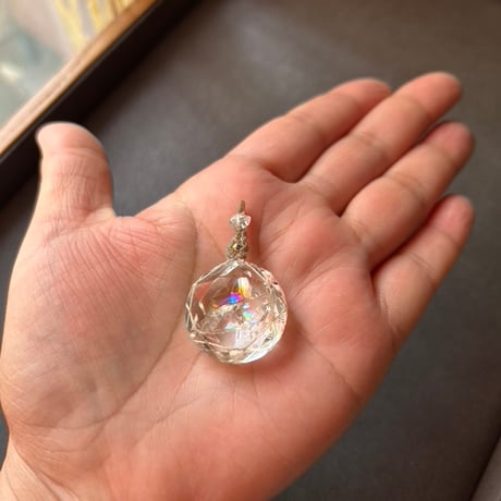 アイリスクォーツ（六芒星-虹入水晶）のペンダント