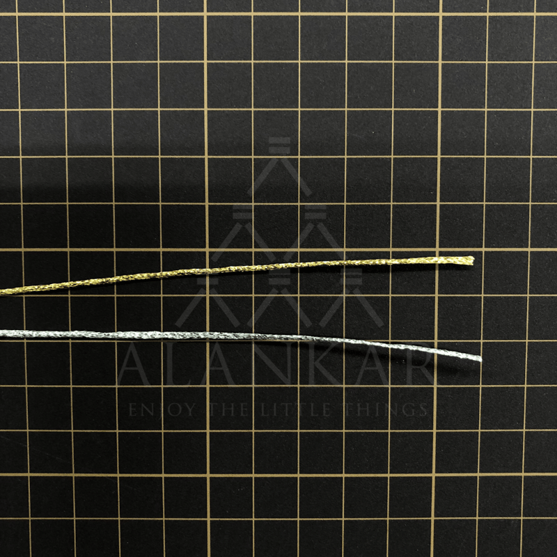 20m小巻】LINHASITAワックスコード<Total Metal>OURO(金)と 20m小巻】LINHASITAワックスコード<Total Metal>OURO(金)と