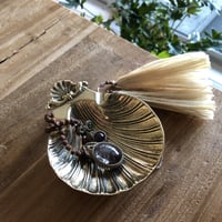 真鍮（ブラス）アンティーク調 シェルトレイ