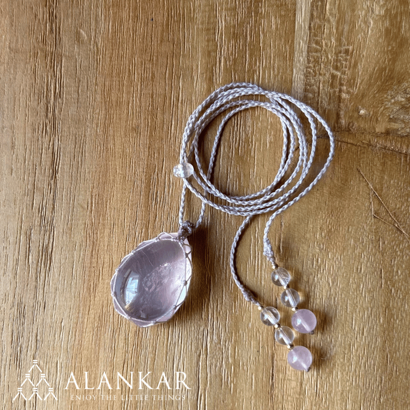 ローズクォーツのペンダント | ALANKAR