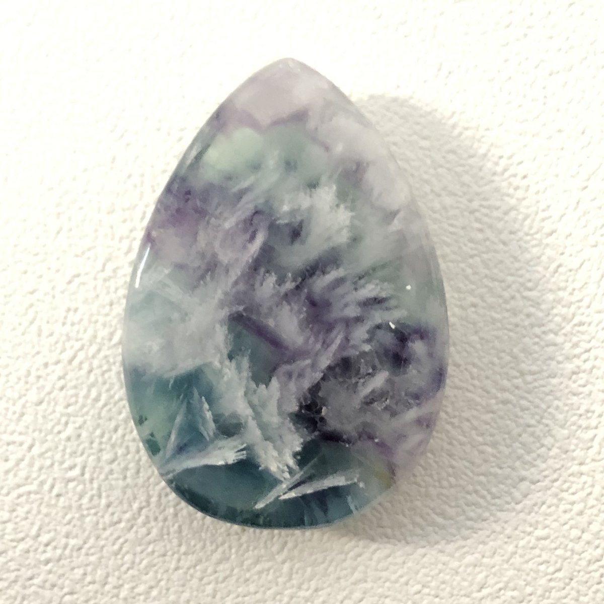 エンジェルフェザーフローライト　カボション フローライト（エンジェルフェザーinフローライト）カボション