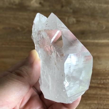 インド　マニハール 産　ヒマラヤ水晶ポイント（NO.27）／タントリックツイン