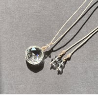 アイリスクォーツ（六芒星-虹入水晶）のペンダント