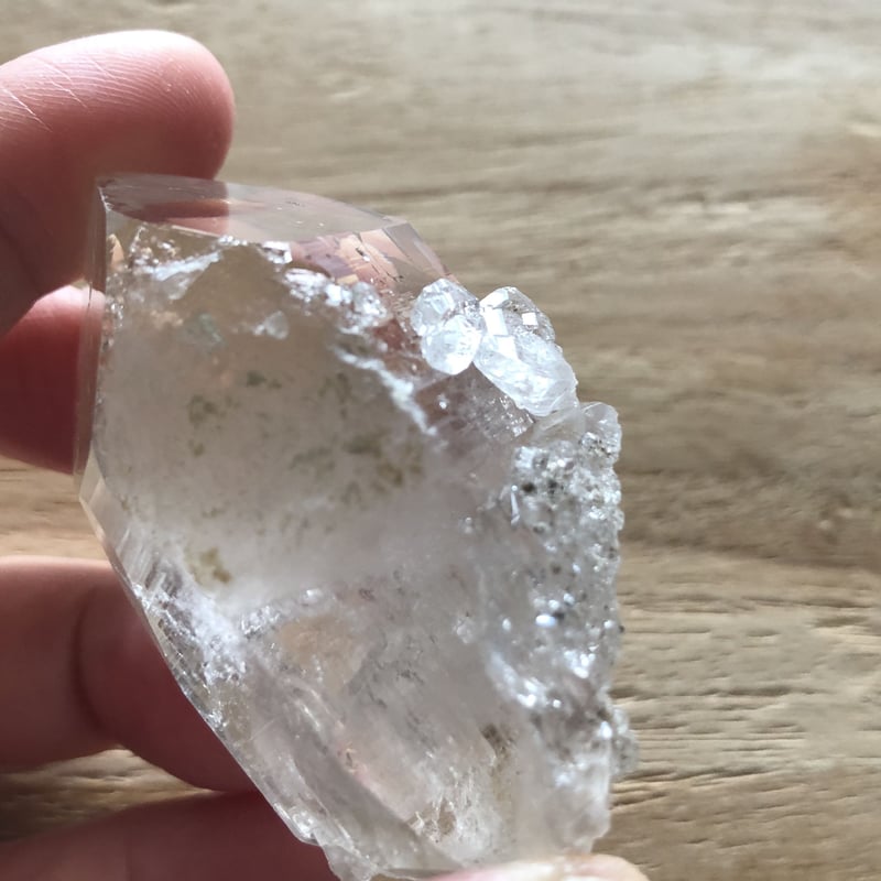 インド マニハール 産 ヒマラヤ水晶ポイント（NO.24）マスター