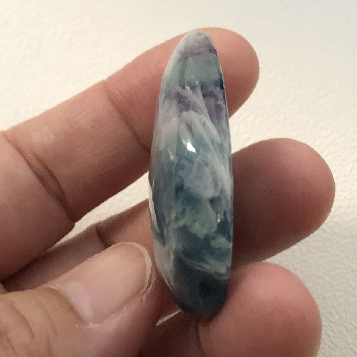 フローライト（エンジェルフェザーinフローライト）カボション