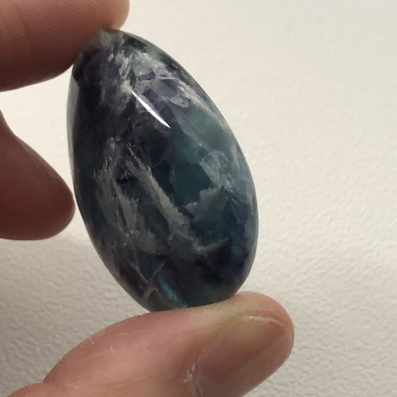 フローライト（エンジェルフェザーinフローライト）カボション No.6