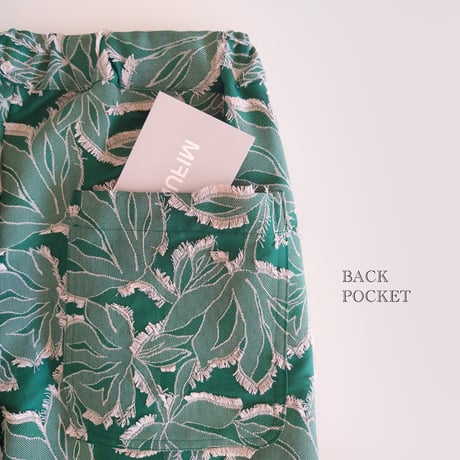 MIFUNE “Plum Leaves” Long Pants