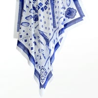 MIFUNE Silk-Cotton SCARF, “LAZULITE”