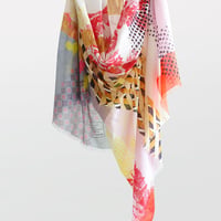 MIFUNE シルクコットンBIGストール  “Barcelona Pink”