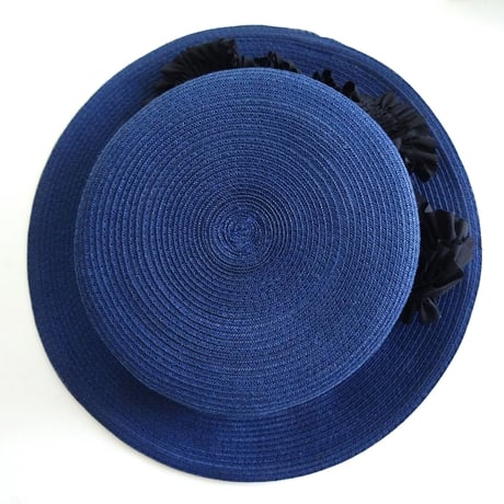 DRESS HAT BLACK & BLUE