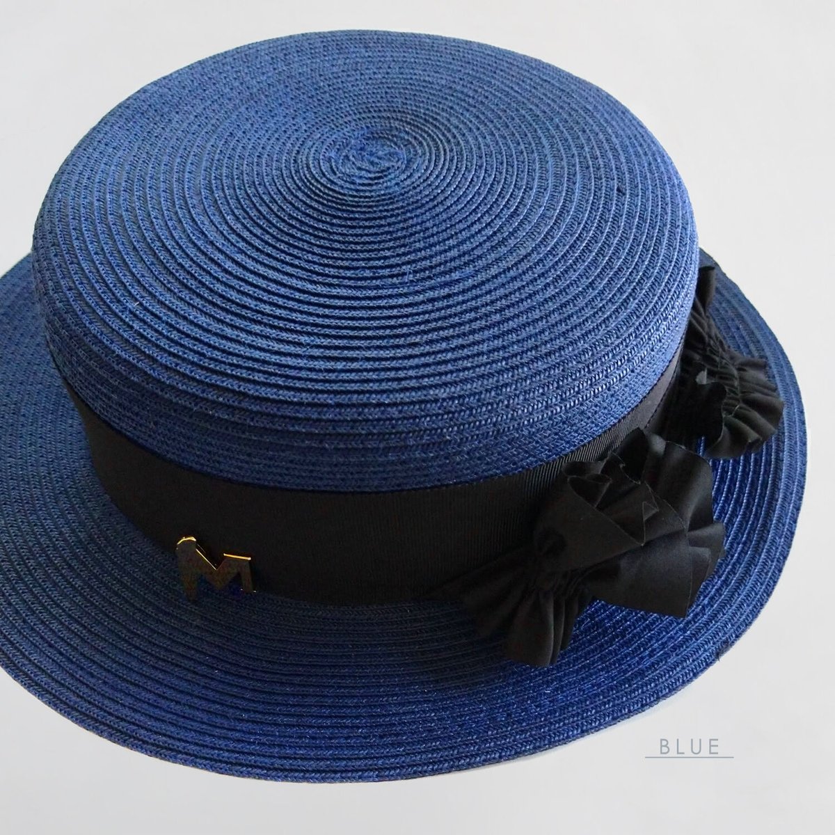 DRESS HAT BLACK & BLUE