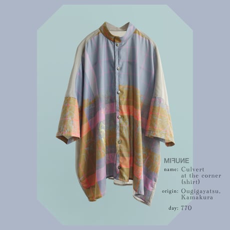 MIFUNE DRESS shirt “Culvert at the corner”