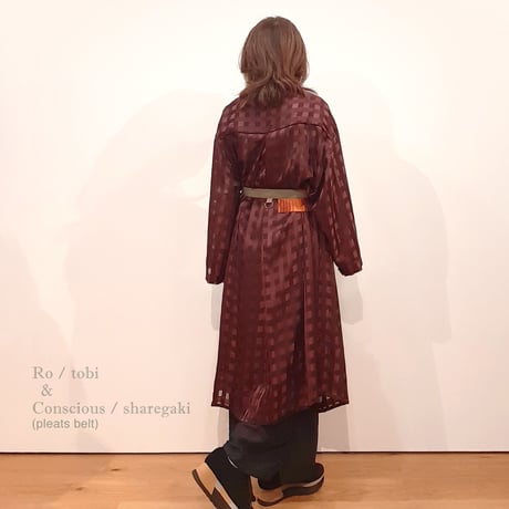 APON Gingham check Gown