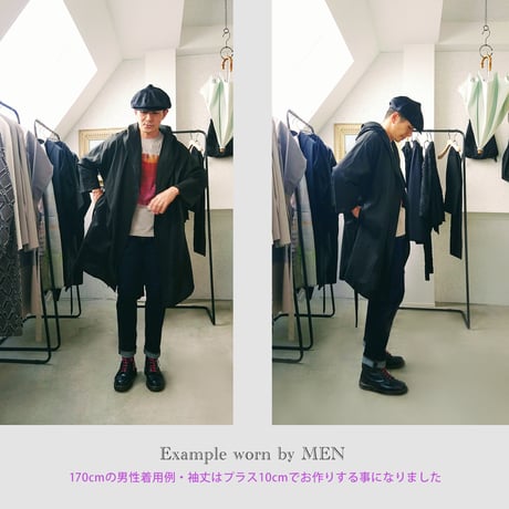 KROFUNE “Einstürzende” HOODED GOWN
