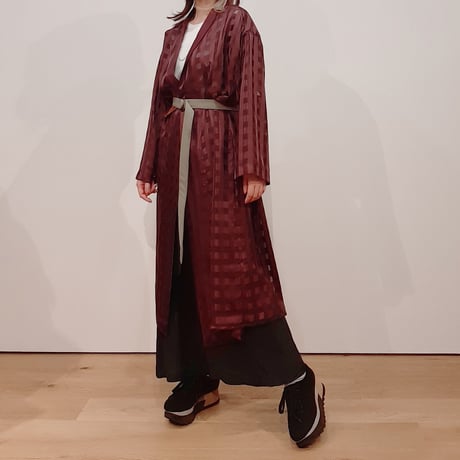 APON Gingham check Gown