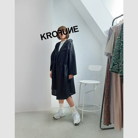 KROFUNE “Einstürzende” HOODED GOWN