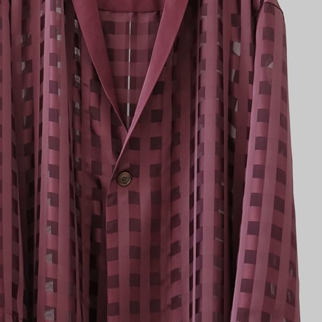 APON Gingham check Gown