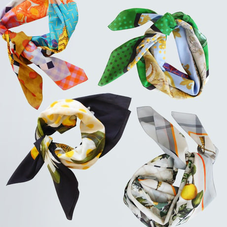 MIFUNE Scarf “Black Lemonade”