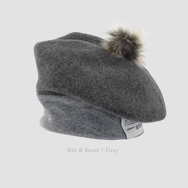KNIT CAP BERET 3color | MIFUNE / KROFUNE