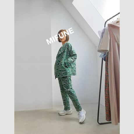 MIFUNE “Plum Leaves” Long Pants