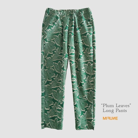 予約延長＜24SS＞MIFUNE “Plum Leaves” Short & Long Pants