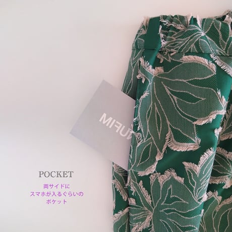 MIFUNE “Plum Leaves” Long Pants