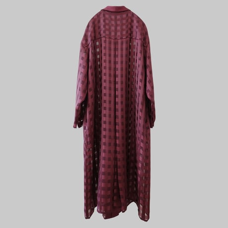 APON Gingham check Gown