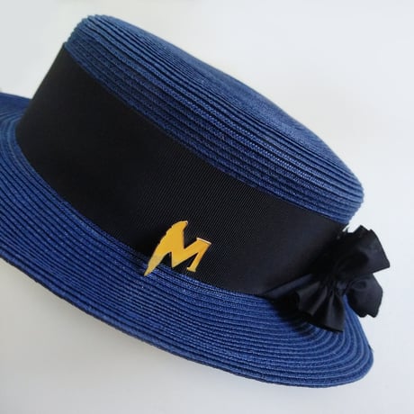 DRESS HAT BLACK & BLUE