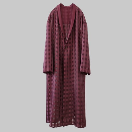 APON Gingham check Gown