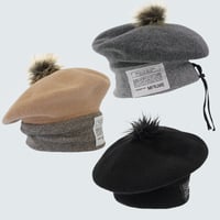 KNIT CAP BERET 3color