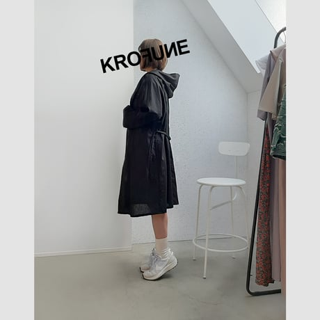 KROFUNE “Einstürzende” HOODED GOWN