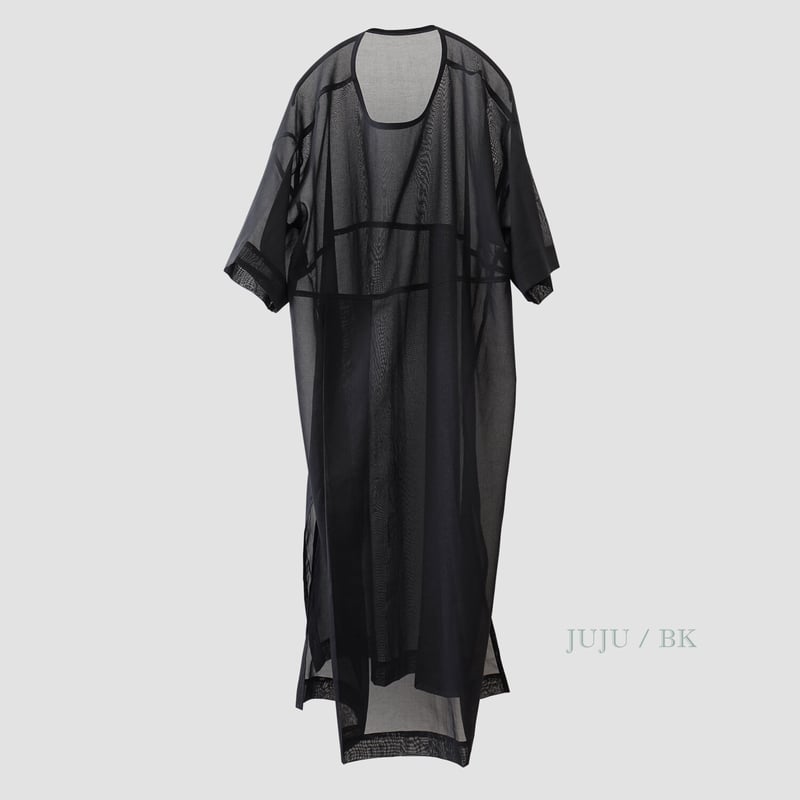 【週末値下げ】SHEER AIRY DRESS See-through Dress | MIFUNE / KROFUNE