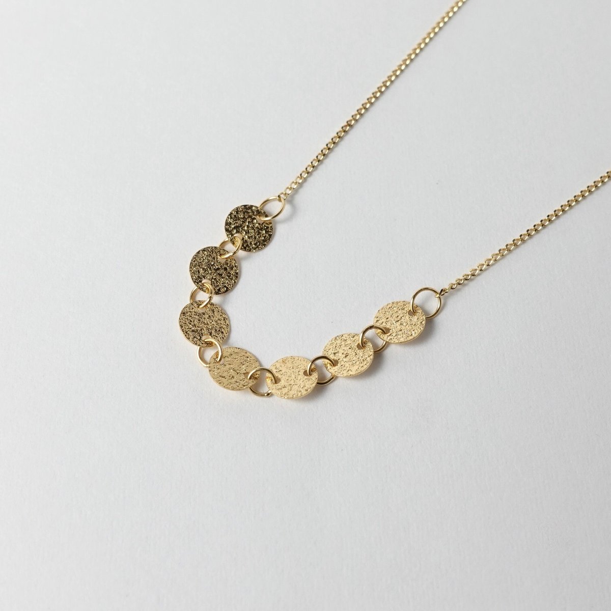himie 三日月ネックレス　K18YG 7 Petit moon necklace / 7 プティムーン ネックレス | himie