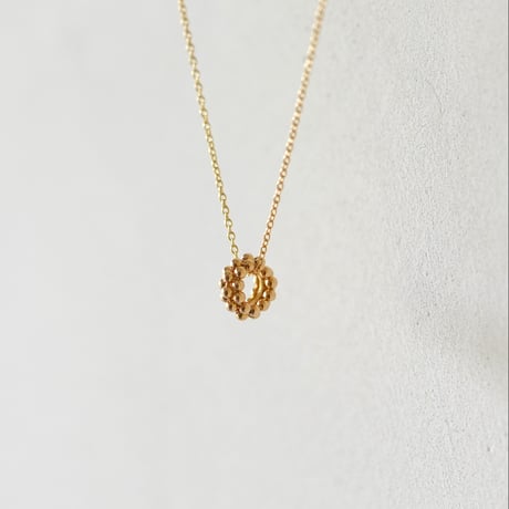 Tsubu circle necklace  / ツブ サークル ネックレス
